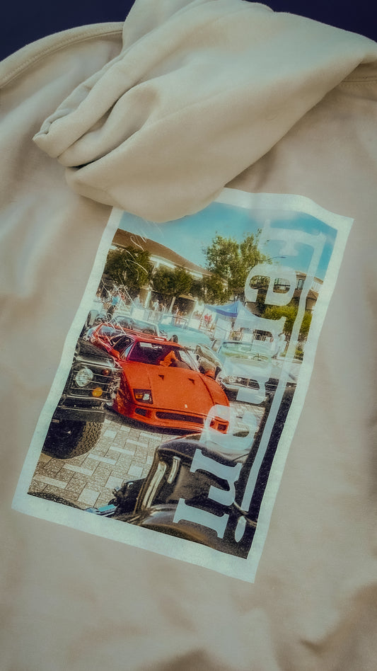 Fleece Hoodie - Ferrari F40 Design